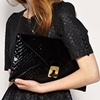 ASOS faux croc clutch