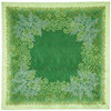 платок "Морозные узоры", зеленый