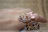 Betsey Johnson Skull Gold ring