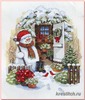 Garden Shed Snowman - Садовый сарай снеговика (арт. 08817 Dimensions)