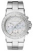 MICHAEL Michael Kors Baguette-Bezel Watch, Silver