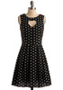 Dot Through the Heart Dress | Mod Retro Vintage Printed Dresses | ModCloth.com