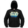 Star Wars Glow in the Dark Logo Blast Men's Zip Hooded Sweatshirt