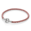 Pandora leather bracelet - pink