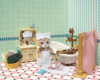 Набор "Папа Кот с котёнком в ванной" SYLVANIAN FAMILIES