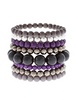 ASOS Versailles Multi Pack of Opaque Beaded Bracelets