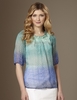 The Limited Smocked Soft Blouse