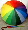 Радужный  зонт-трость