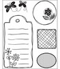 Basic Grey Green At Heart Clear Stamps - Eco Notes