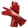 Красные кожаные перчатки!