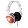 Mix-Style Foldable Closed Street Style Headphones Star-Orange