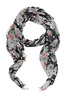 40s Floral Print Scarf