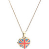 Cath Kidston Red & Blue London Heart Locket Necklace