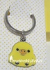 Rilakkuma Relax Bear Chicken Metal Key Chain