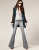 SOLD Design Lab 'Houston' High Heel Bell Stripe Flare Jeans