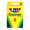 Разноцветные большие восковые мелки - 8 шт (Crayola)