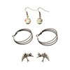 Bird and pearls earings из Stradivarius