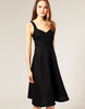 Платье ASOS Linen Sweetheart Neck Tailored Dress