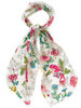 Botanical Bug Print Silk Scarf