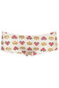 Cream Heart Crown Cheeky Pant