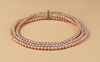 Ожерелье из пресноводного розового жемчуга