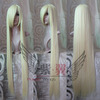 New Long Platinum-Blonde Cosplay Party Wig 100cm