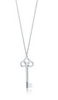 Tiffany Fleur de lis key pendant