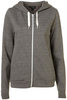 PETITE GREY MARL HOODED TOP