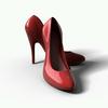 red high heels
