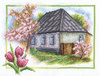 Набор для вышивания крестом Panna ПС-0332 Весна в деревне