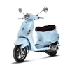 celeste blue vespa