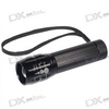 X2000 Flood-to-Throw Zooming Glass Optics Cree P4-WC LED Flashlight