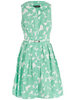 GREEN SHADOW BUTTERFLY DRESS