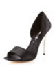 Nolan Satin and Suede Pump