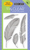 10 Hero Arts Clear Stamps FEATHERS CL407