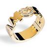 Обручальное кольцо Amore, из желтого золота с бриллиантами Pasquale Bruni