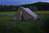 ночь в палатке