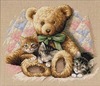 Dimensions 35236 Teddy and kittens