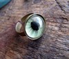 Protector Series Ring Green Cat Eye
