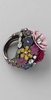 juicy couture floral cluster ring