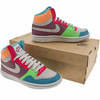 NIKE WOMENS MULTICOLOURED LEATHER HI TOPS TRAINERS 5 UK