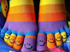 Мешок цветных носков