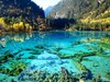 Кристаллические  Бирюзовые  озера, Национальный парк Цзючжайгоу, Китай