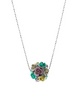 Oasis Floral Ball Pendant Necklace