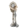 Art Deco Blenheim Ladies Figurine - Silver Lady Clock #61