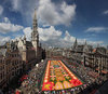 Самый большой ковер из цветов в мире в Брюсселе (Бельгия)