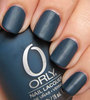 Mатовый лак ORLY из коллекции Matte Couture (синяя замша)