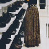 long leopard skirt
