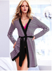 Short Thermal Hooded Robe