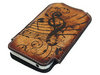 Slim Cell Phone Leather Sleeve - Music & Me